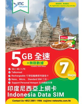 印尼 數據卡