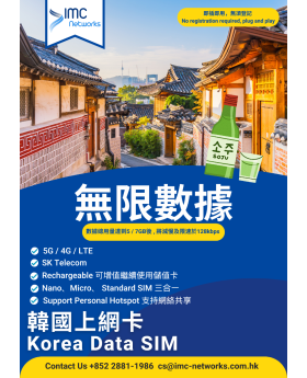 韓國 數據卡